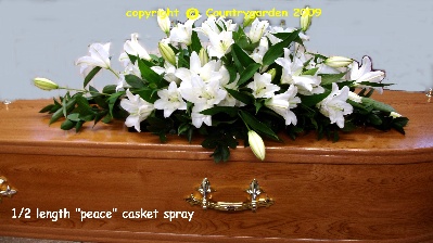 Casket Spray Peace C S9