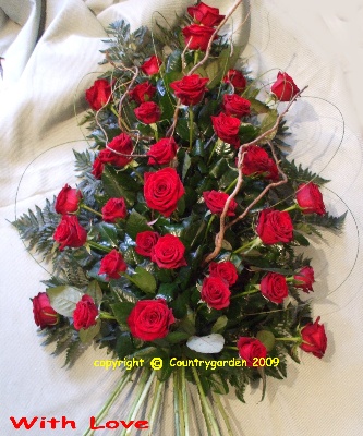 Scented Red Naomi Faux Bouquet  F B 23