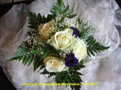 Bridesmaids handtied Bouquet.