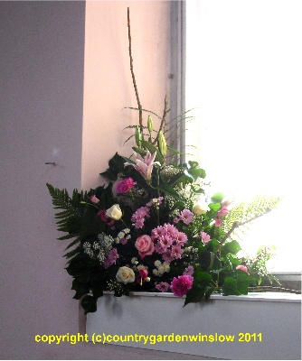 Scented Window Arrangement.