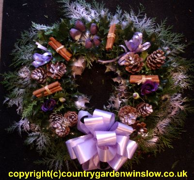 Door wreath. xmas12