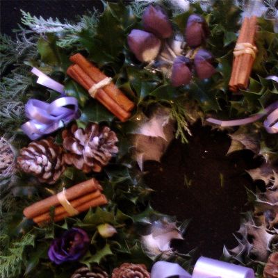 Door wreath. xmas12