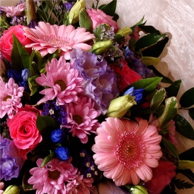 Round Pink Posy