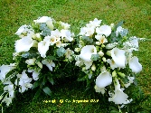 Two Calla lilly boquets