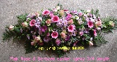 Pretty Pinks Casket  spray C S 12