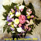 Pink Rose and Eustomia posy R P 32