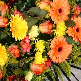 Hot orange & Lemon Faux bouquet F B20