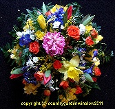 Springtime posy. R P 58
