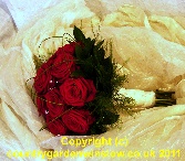 Red Naomi Brides Bouquet.