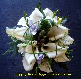 Calla & Fresia Brides Handtie Bouquet