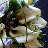 Calla & Fresia Brides Handtie Bouquet