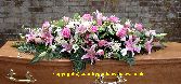 Rose and Scented Lilly Casket CS 105