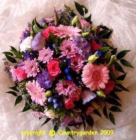 Round Pink Posy